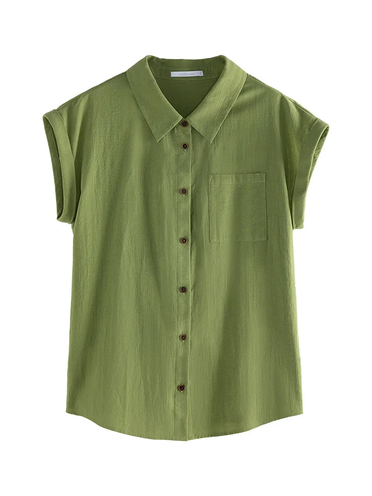 Lässiges Damen-Polo-Shirt im amerikanischen Stil mit Kontrastfarben – Sommerliches, lockeres Design für vielseitige Kombinationen