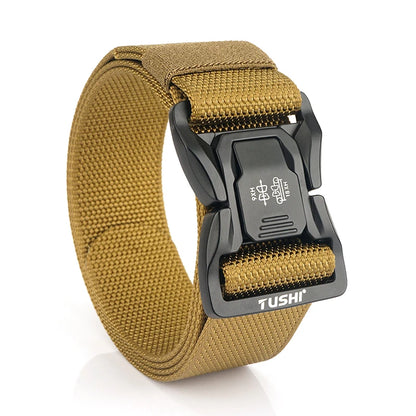 VATLTY New 4.3cm Tactical Outdoor Belt Tight Nylon Aluminum Buckle Quick Release Men's Military Belt Casual Wide Waistband Male