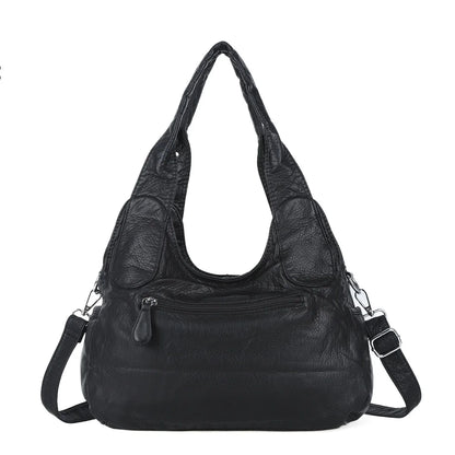 Damen-Denim-Schultertasche Vintage Großes Fassungsvermögen Mit Top-Handle Alltagstauglich