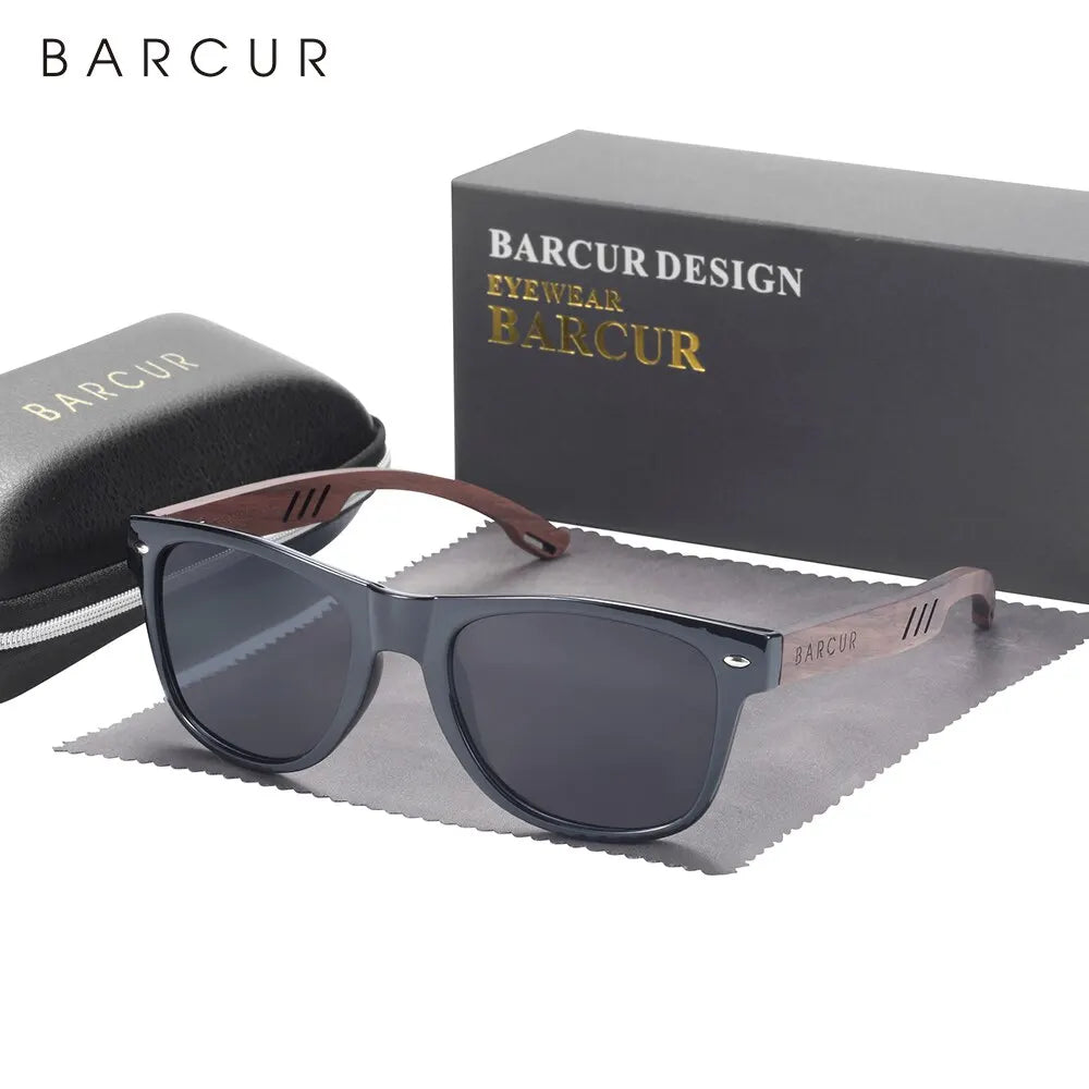 Sonnenbrille Holz Walnuss polarisiert UV-Schutz Herren Damen Natur