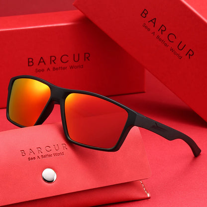 Sonnenbrille Rechteck klassisch leicht UV400 polarisiert Unisex