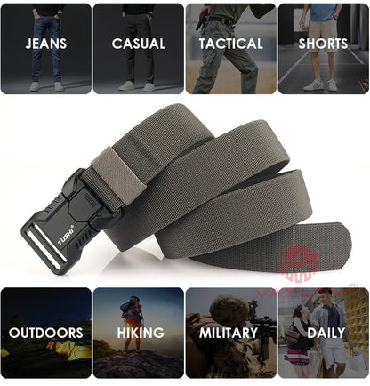 Unisex-Gürtel Outdoor Mit Aluminium-Schnalle Und Schnellverschluss Für Jeans Und Freizeit