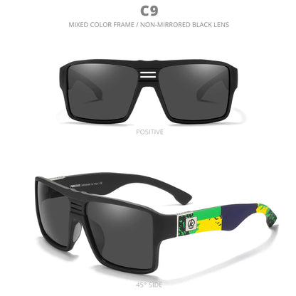 Sonnenbrille quadratisch polarisiert Keyhole-Brücke 6-Basis beschichtet Herren