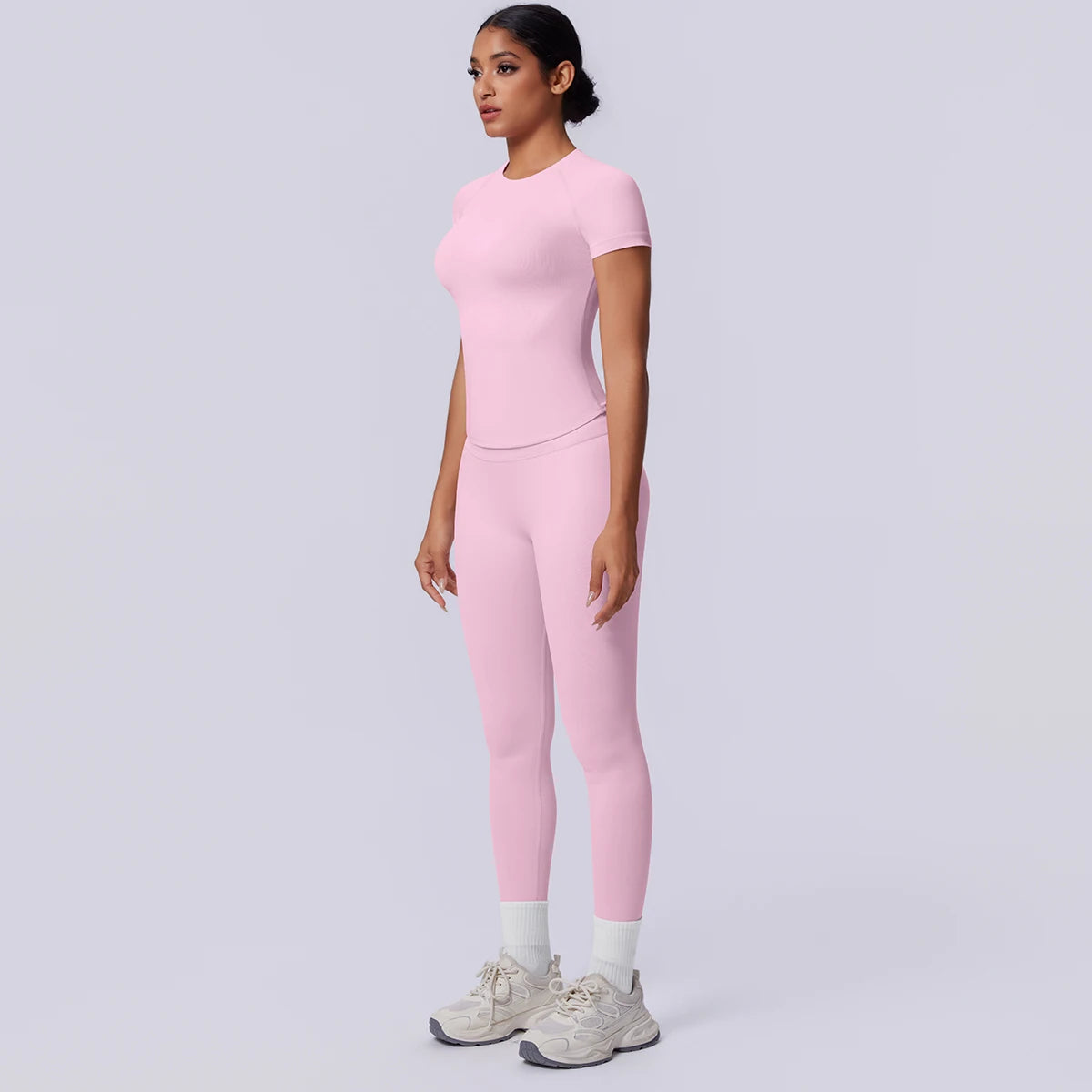 Hamidou Nahtloses Sportset Für Damen Mit Pfirsich-Po Effekt