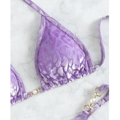 Blumiger, sexy Bikini-Set für Damen – ideal für Strand und Pool