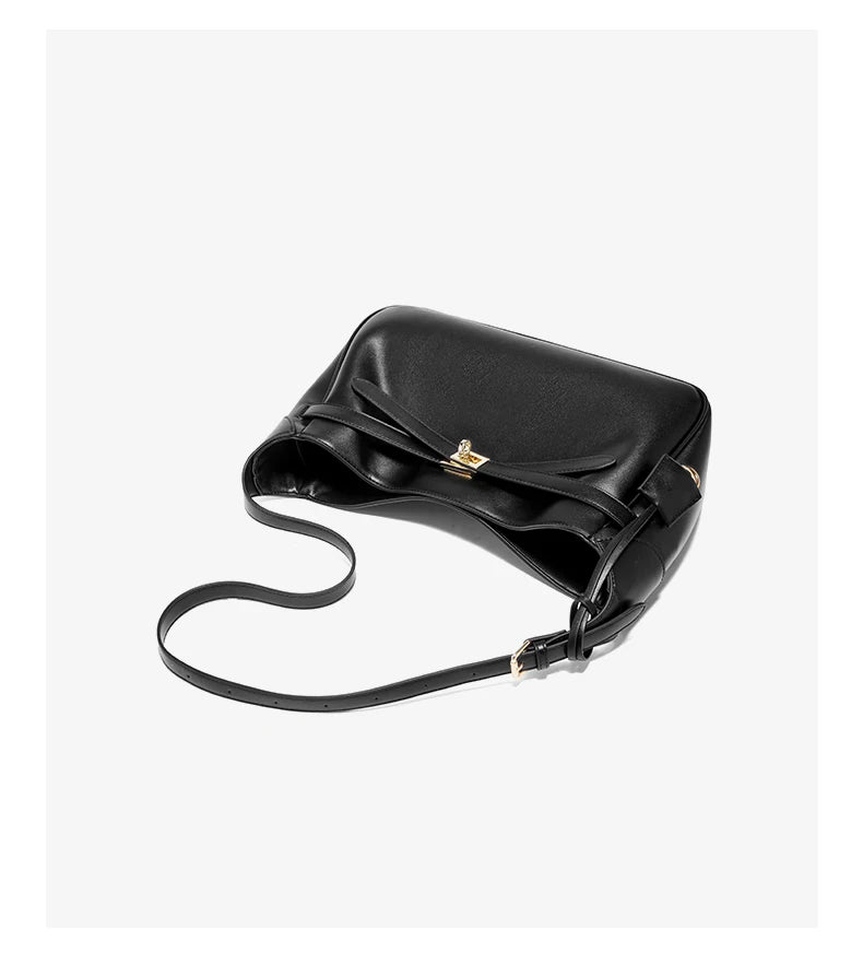 Damen Schultertasche aus Kunstleder mit großer Kapazität