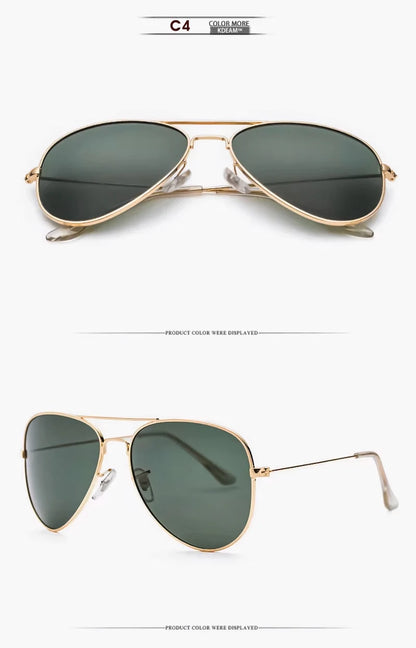 Sonnenbrille Pilot übergroß polarisiert 62mm UVA/UVB Etui Herren