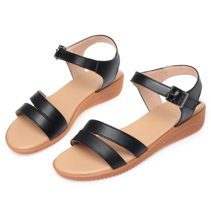 Damen Keil Sandalen Rutschfest Große Größen 41-43