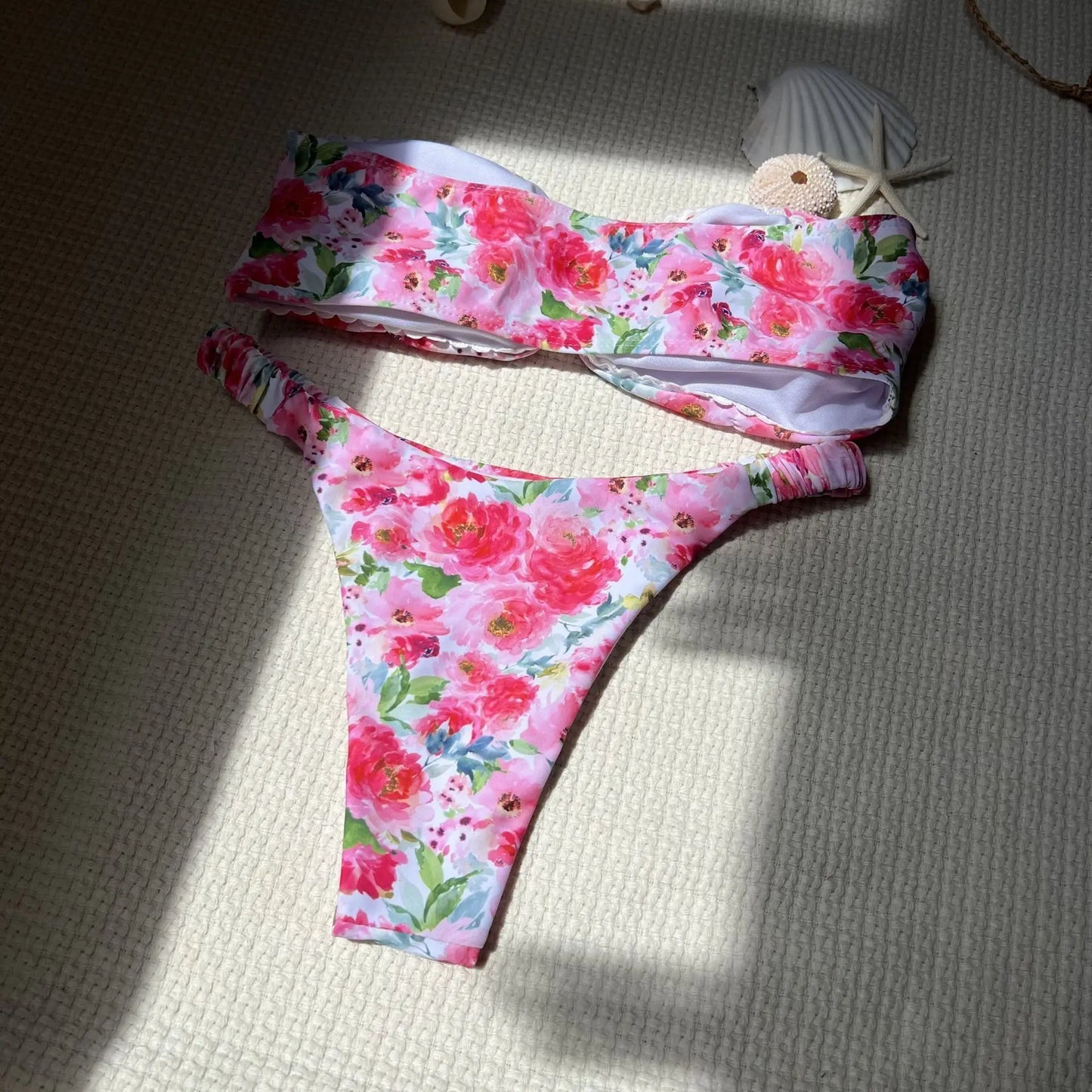 Sexy Bikini-Set für Damen mit Push-up-Effekt – ideal für Strand und Pool