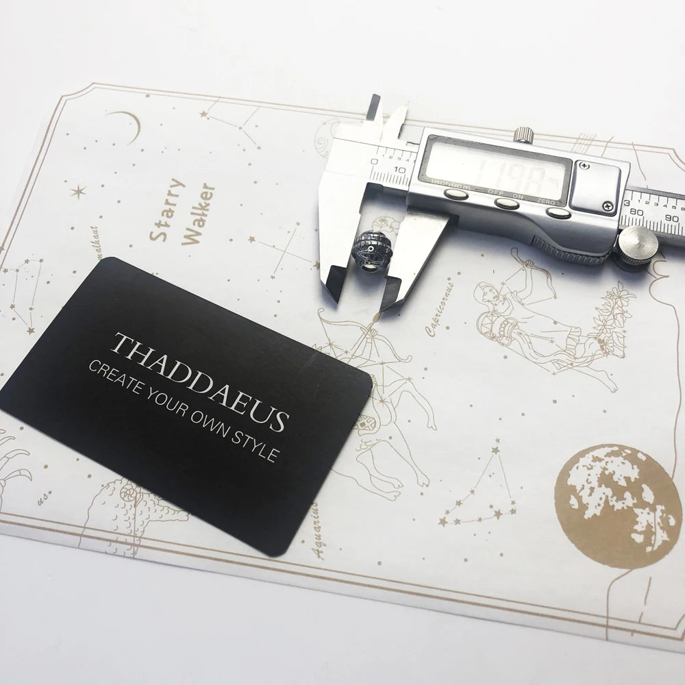 Damen-Charm-Anhänger Schlange Perlen romantisch aus Sterlingsilber