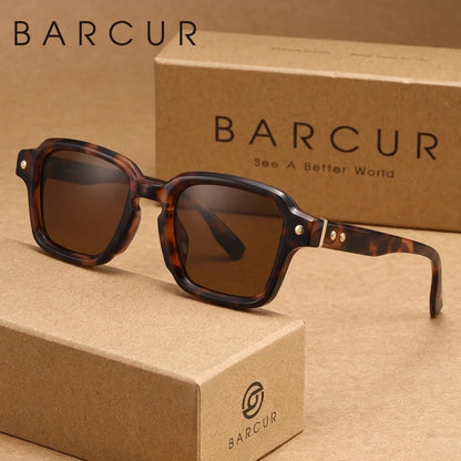 Sonnenbrille quadratisch Retro Luxe polarisiert UV400 Unisex