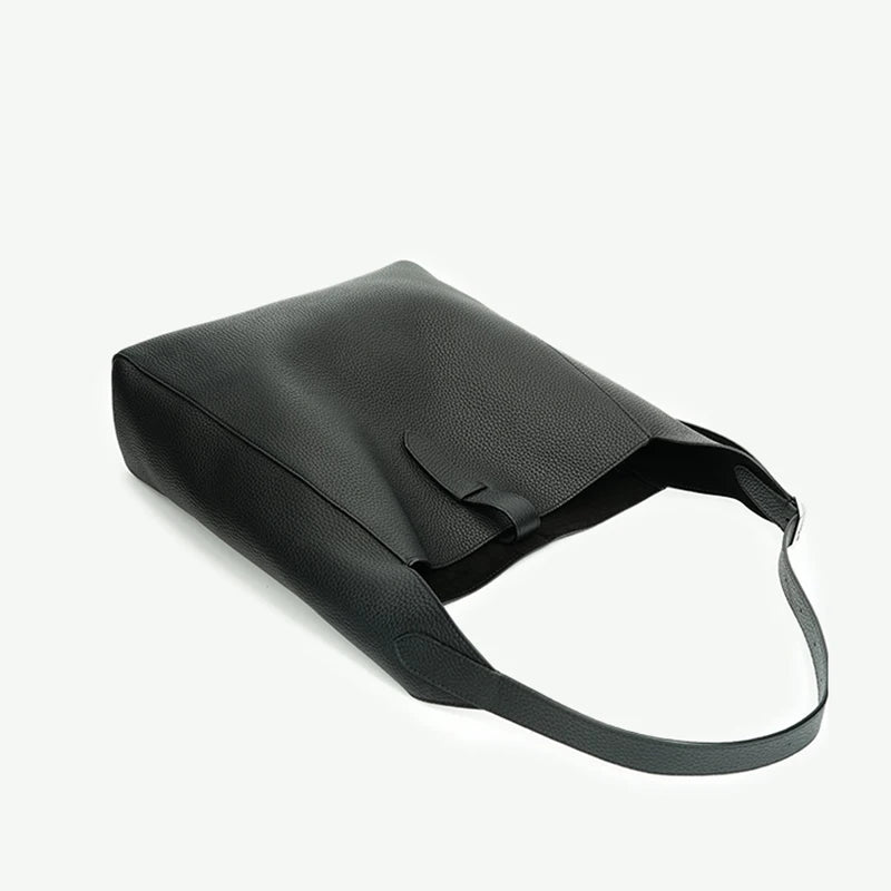 Kalbsleder Hobo-Tasche | Großes Fassungsvermögen
