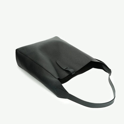 Kalbsleder Hobo-Tasche | Großes Fassungsvermögen