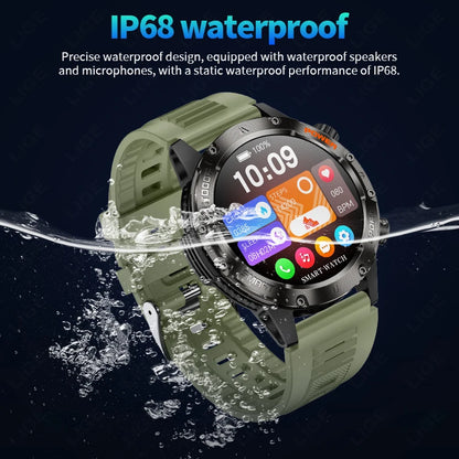 Männer Smartwatch im Outdoor-Design mit Bluetooth und Herzfrequenzmessung