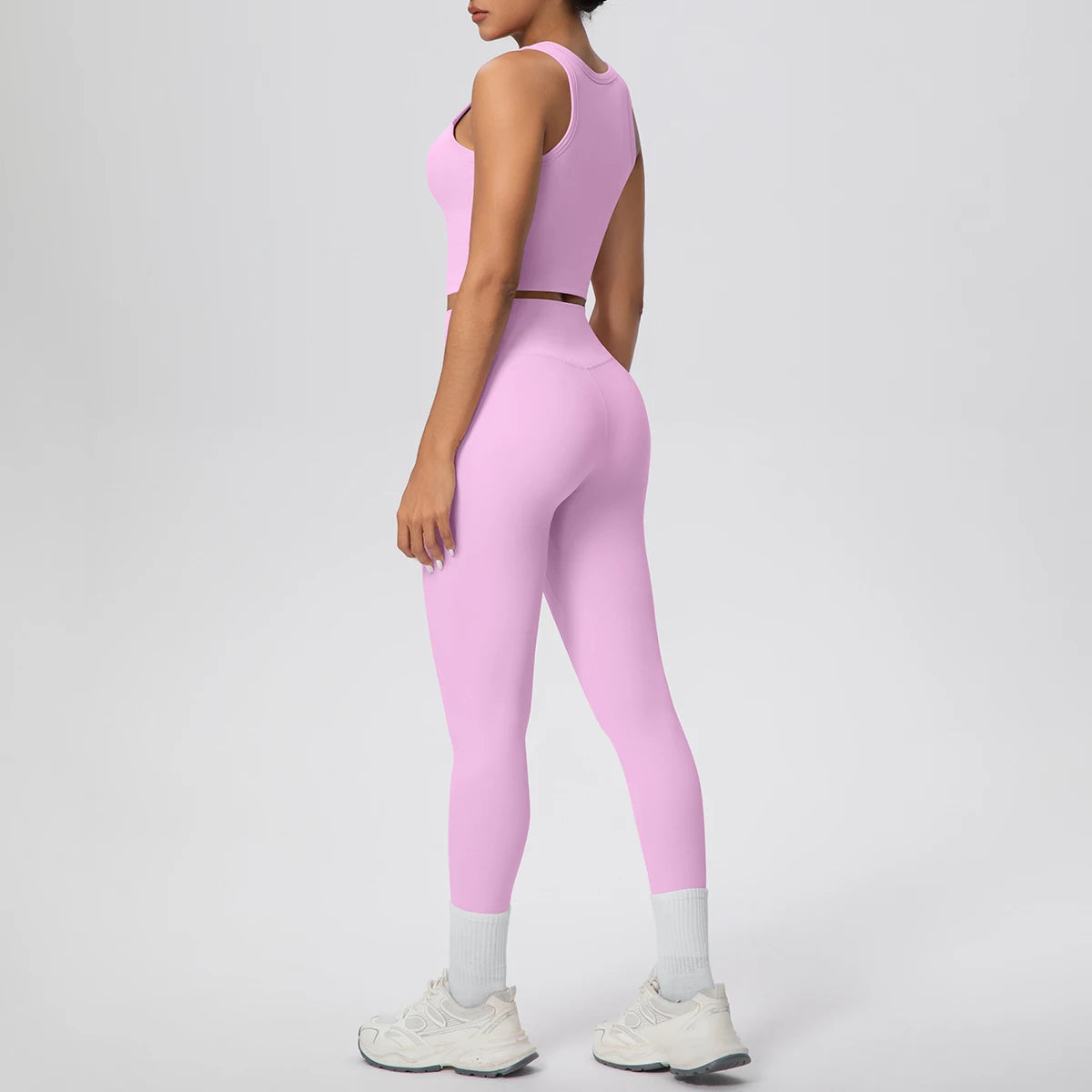 Frauen Yoga Set Hoch Tailliert Schnell Trocknend Sport
