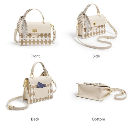 Damen-Beuteltasche Elegant aus PU mit Innenreißverschlussfach Geschenkidee Perfekt Als Geschenk für Mutter Und Ehefrau