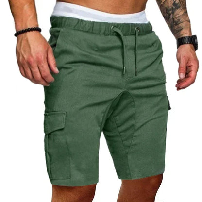 Lässige Herren-Shorts in Übergröße mit mehreren Taschen und lockerem Schnitt – ideal für die Arbeit