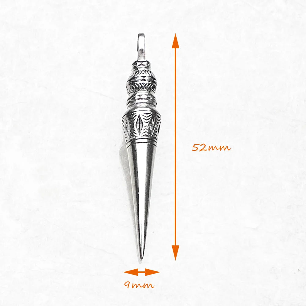 Damen-Anhänger Mystischer Kegel ethnisch Rebel aus Sterlingsilber