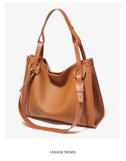 Damen Handtasche Aus Echtem Leder Mit Große Kapazität Geschenk Für Liebhaber