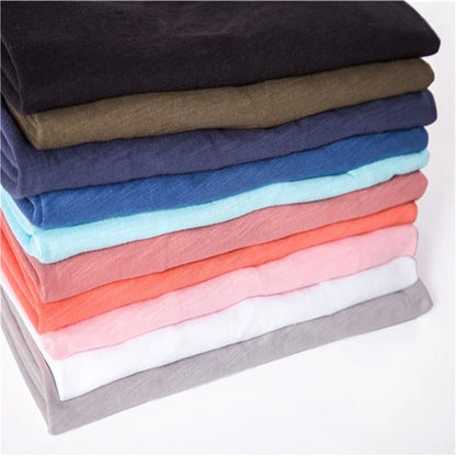 Gefaltete Herren-T-Shirts aus Baumwolle in mehreren Farben