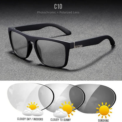 Sonnenbrille quadratisch polarisiert elastisch Spiegel 17 Farben Unisex
