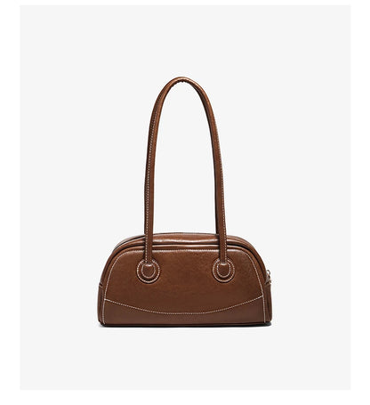 Damen Handtasche Aus PU Leather Simple Retro Stil Für Casual Commuting