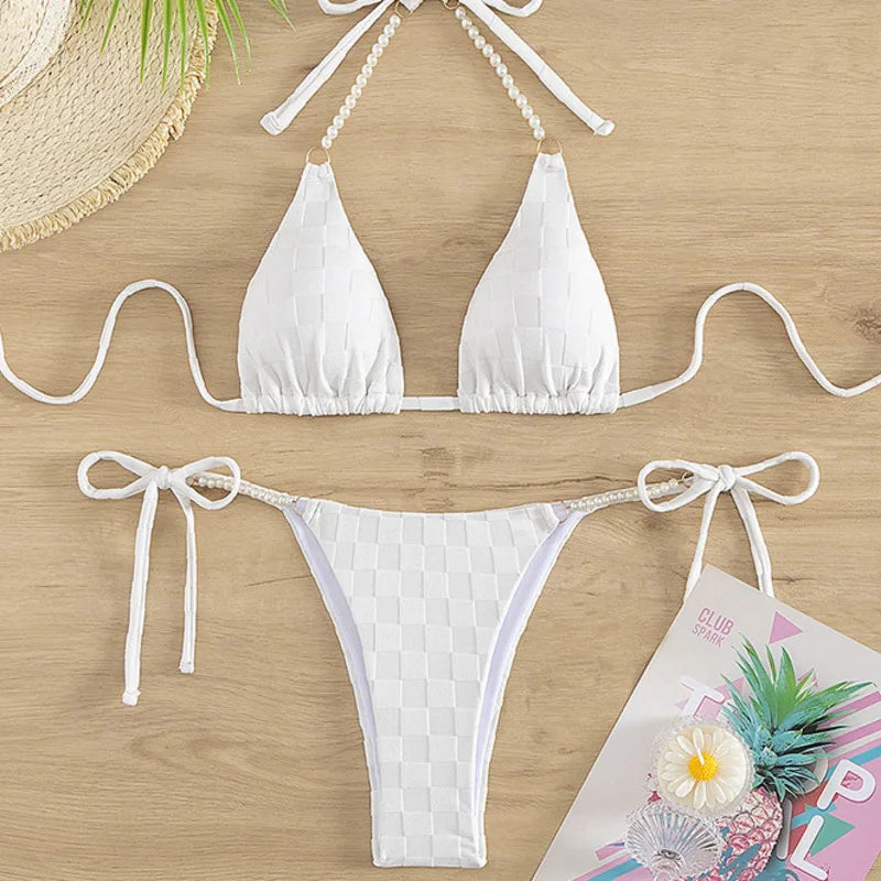 Sexy Bikini-Set für Damen mit Push-up-Effekt – Perfekt für Strand und Pool