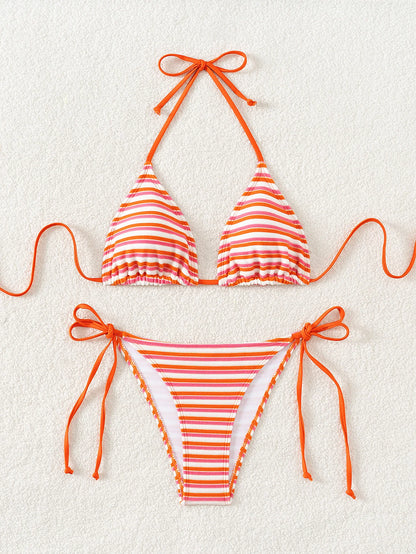 Floraler Push-Up-Bikini im brasilianischen Stil für Damen – ideal für Strand und Pool