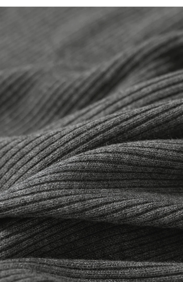 Damen-Strickjacke Buchstaben Slim Reißverschluss Wolle-Mix Herbst-Winter