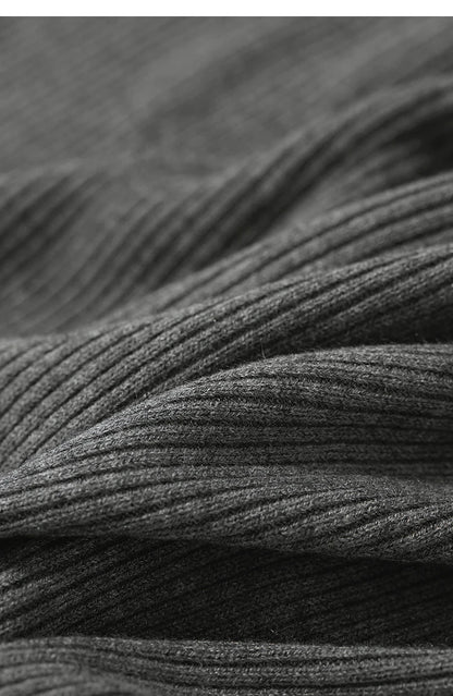 Damen-Strickjacke Buchstaben Slim Reißverschluss Wolle-Mix Herbst-Winter