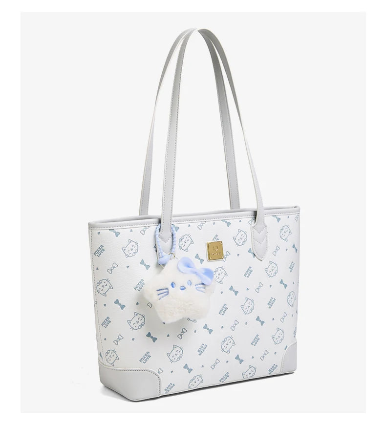 Damen Schultertasche Aus PVC-Leder Mit Großer Kapazität Im Alltag