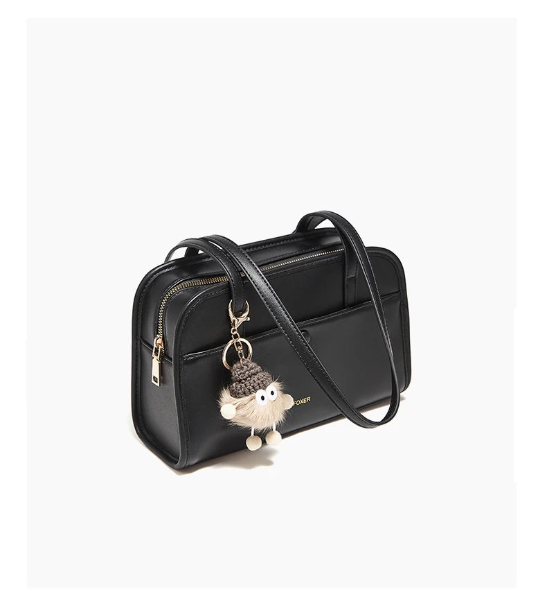 Damen Schultertasche Aus PU-Leder Mit Cross Body