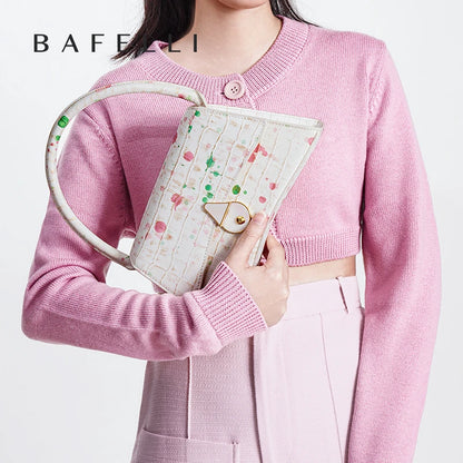 Elegante Damenhandtasche Aus Strukturiertem Leder Für Frauen
