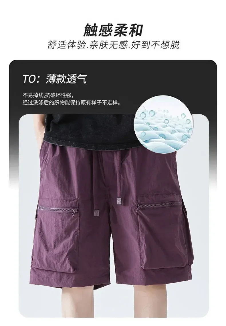Herren-Laufshorts mit Handytasche und Reißverschlusstasche – ideal für Marathon und Sport.