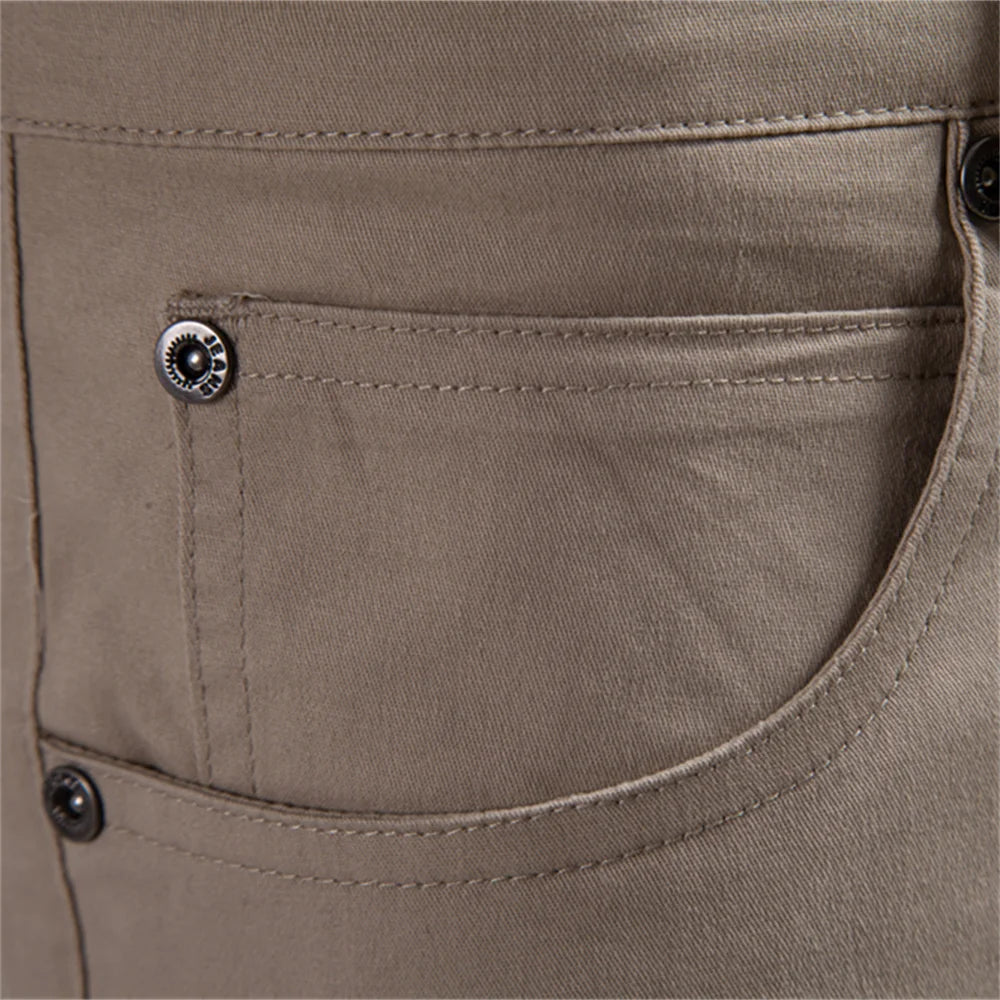 AIOPESON Herren-Sommershorts aus 100 % Baumwolle, lässige 11-farbige, leichte Straßenshorts mit mehreren Taschen