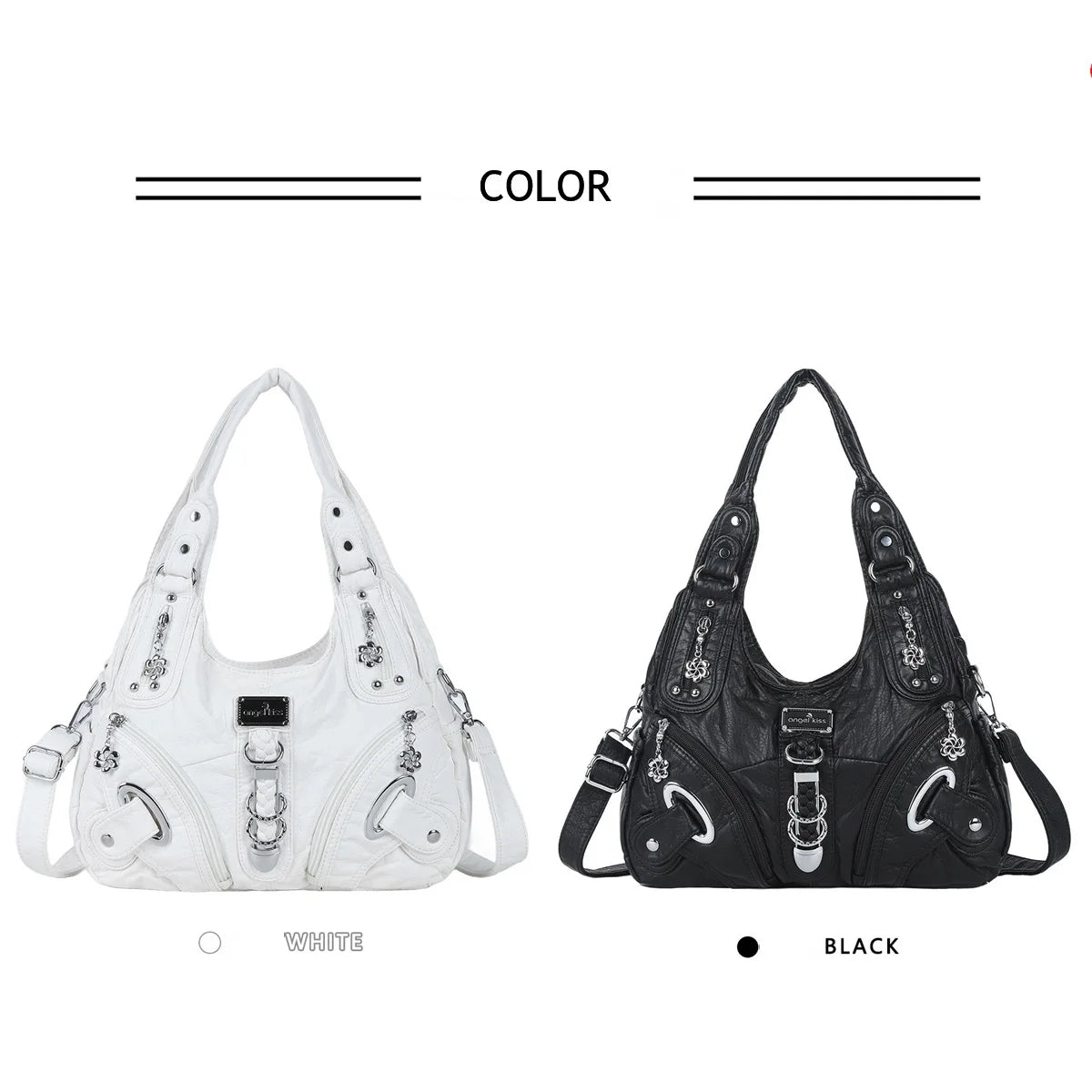 Damen-Denim-Schultertasche Vintage Großes Fassungsvermögen Mit Top-Handle Alltagstauglich