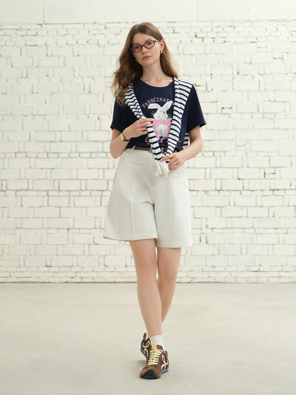 Schwarzes Damen-Frühlingsshirt mit Spitzenbesatz und V-Ausschnitt – Figurbetontes Strickdesign für Büro und Freizeit, wahlweise mit kurzen oder langen Ärmeln.