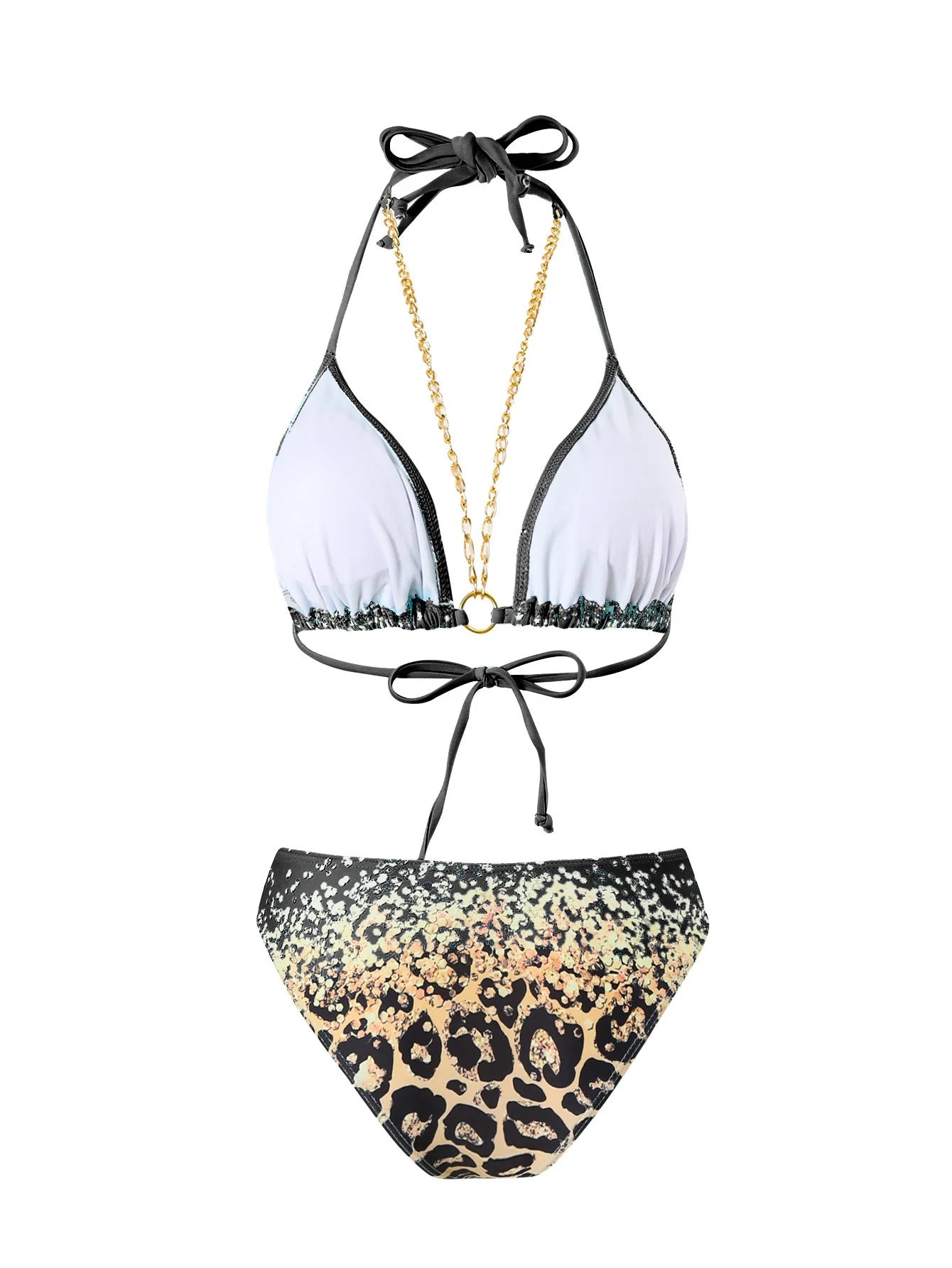 Sexy Bikini-Set in Pink – Solide Farbe  ideal für Strand und Pool
