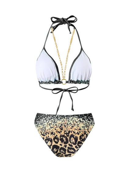Sexy Bikini-Set in Pink – Solide Farbe  ideal für Strand und Pool