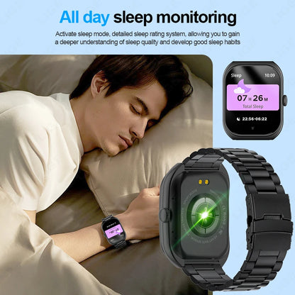 Lige neue 3d gebogene Bildschirm Smartwatch 2.01 Smartwatch "Bluetooth Anrufe Uhren Männer Frauen Fitness Armband benutzer definierte Uhr Gesicht