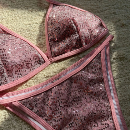 Sexy Push-Up-Bikini-Set für Damen – Brasilianischer Stil für Strand und Pool