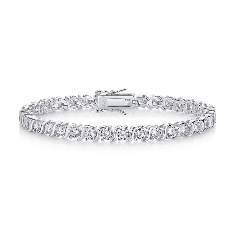 Damen-Armband mit zertifiziertem Moissanit
