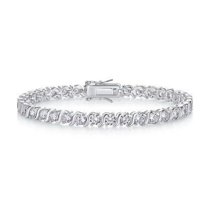Damen-Armband mit zertifiziertem Moissanit