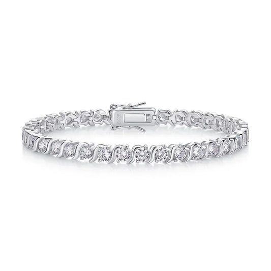 Damen-Armband mit zertifiziertem Moissanit