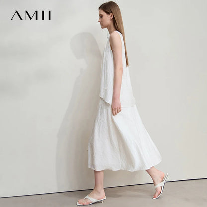 Zeitloses Bürokleid Damen Mit Stabilisiertem V-Ausschnitt Und A-Linie