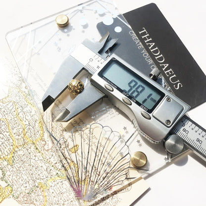 Damen-Charm-Anhänger Goldene Biene Perlen Winter Karma aus Sterlingsilber