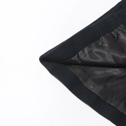 Zweiteiliges Damen-Set aus Spitze und Denim mit V-Ausschnitt, ärmellosem Oberteil und hoch taillierter knielanger Hose – ideal für Streetwear.