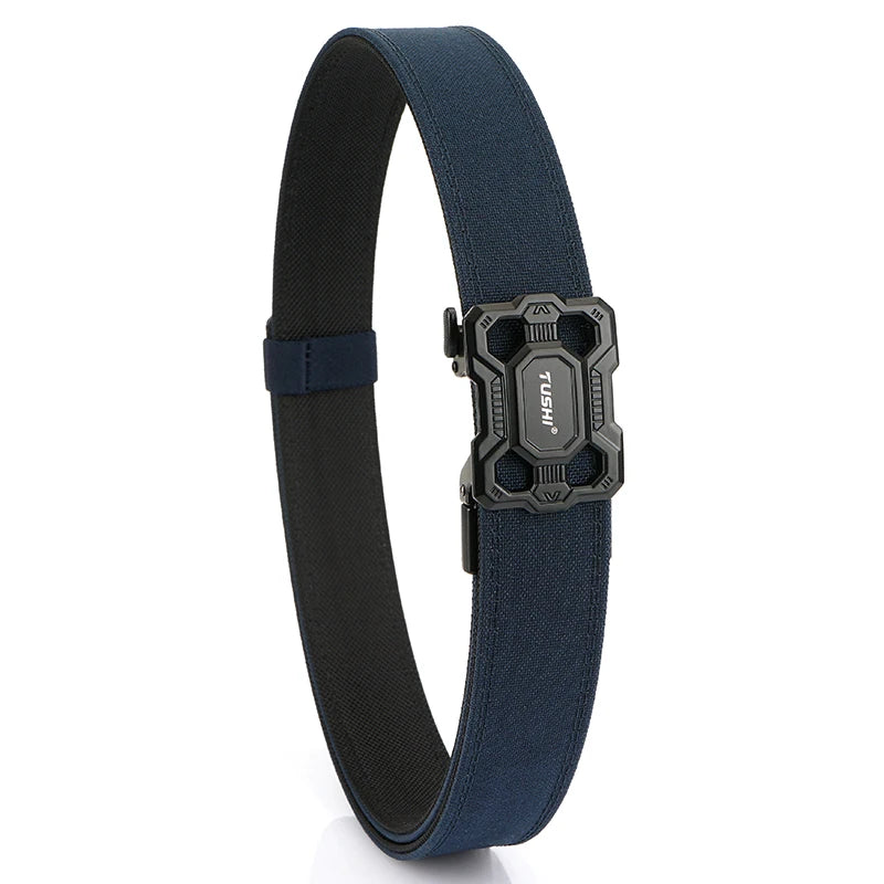 Herren-Taktischer Gürtel aus Nylon mit Robuster Metall-Schnalle Länge 110 bis 120 cm