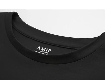 Damen T-Shirt im Retro-Stil mit lockerem Schnitt aus mercerisierter Baumwolle
