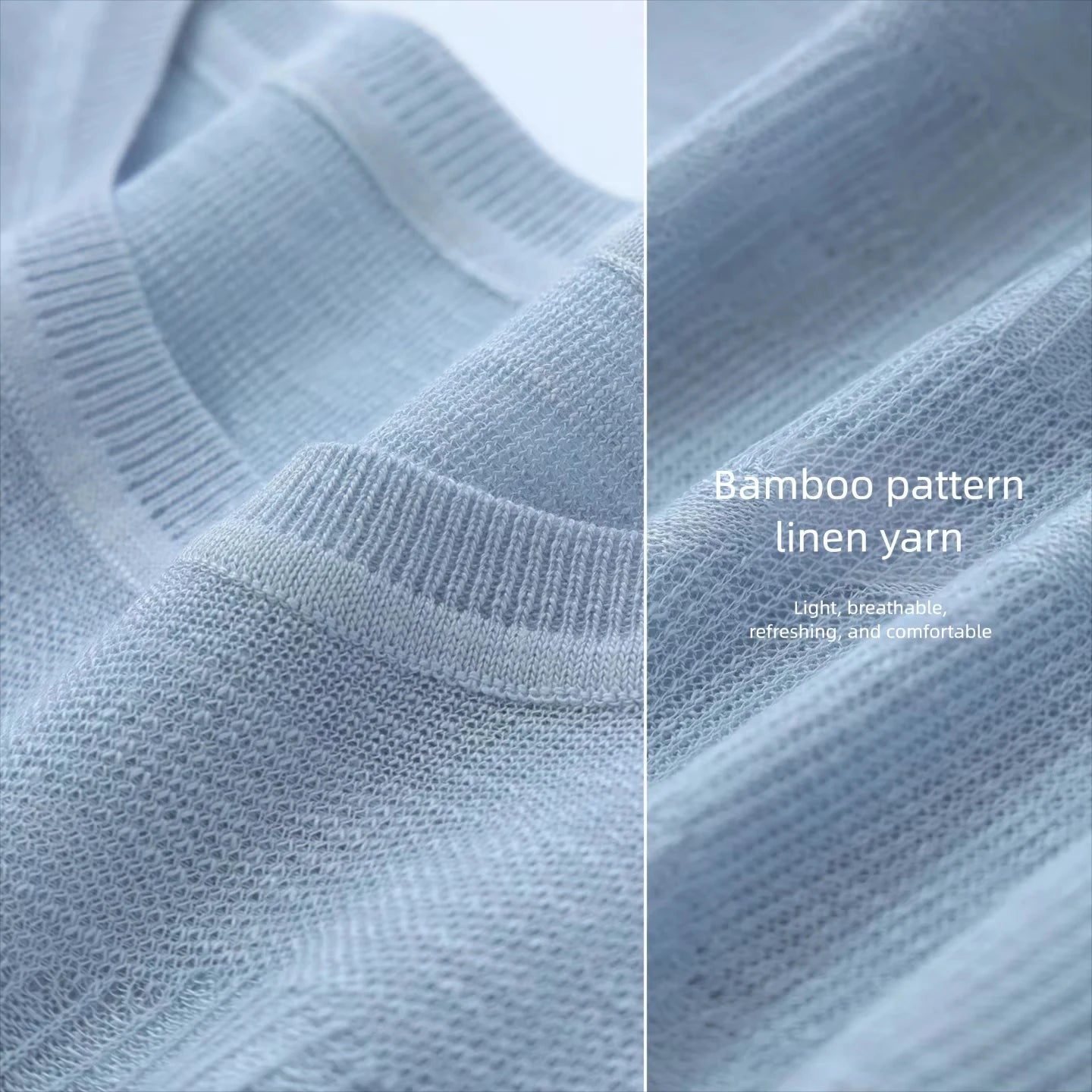 Damen-Rundhalspullover Fledermausärmel locker transparent Viskose Sommer